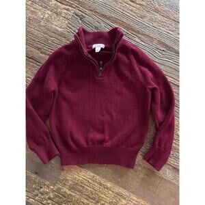 J. Crew Crewcuts Kids Cotton-Cashmere 1/2 Zip Sweater